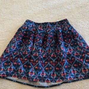 Colorful skater skirt